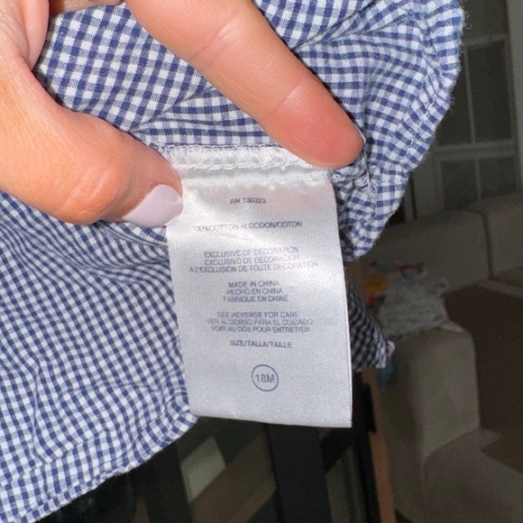 Polo Ralph Lauren button down shirt toddler baby boy embroidered gingham horse - Picture 4 of 6